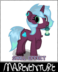 Size: 490x605 | Tagged: safe, artist:mrkm, imported from derpibooru, oc, oc only, oc:small effect, pony, unicorn, chest fluff, ear piercing, earring, female, game:mareventure, horn, jewelry, lantern, mare, mouth hold, piercing, pixel art, raised hoof, simple background, solo, text, transparent background, unicorn oc, unshorn fetlocks