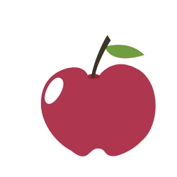 Size: 1000x1000 | Tagged: safe, artist:gurugrendo, imported from derpibooru, apple, food, no pony, simple background, solo, transparent background, vector