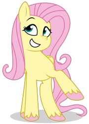 Size: 3000x4170 | Tagged: safe, artist:keronianniroro, imported from derpibooru, fluttershy, pegasus, pony, g4 to g5, g5, generation leap, my little pony: tell your tale, redesign, simple background, solo, transparent background, unshorn fetlocks, vector