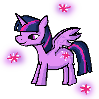Size: 200x200 | Tagged: safe, artist:squreal, imported from derpibooru, twilight sparkle, alicorn, pony, female, mare, simple background, solo, transparent background, twilight sparkle (alicorn)