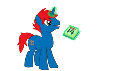 Size: 1920x1080 | Tagged: safe, artist:ry-bluepony1, imported from derpibooru, oc, oc only, oc:train track, pony, unicorn, calendar, horn, march 14, plankton, simple background, solo, spongebob squarepants, the day that krabs fries, the spongebob squarepants movie, transparent background