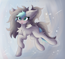 Size: 3500x3200 | Tagged: safe, artist:gaffy, imported from derpibooru, oc, oc only, earth pony, art trade, cheek fluff, chest fluff, ear fluff, earth pony oc, open mouth