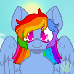 Size: 600x600 | Tagged: safe, artist:josephlu2021, imported from derpibooru, rainbow dash, pegasus, female, solo