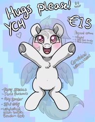 Size: 1527x1952 | Tagged: safe, artist:avui, imported from derpibooru, oc, alicorn, earth pony, pegasus, pony, unicorn, commission, horn, solo, ych example, your character here