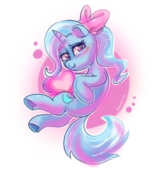 Size: 1098x1152 | Tagged: safe, artist:avui, imported from derpibooru, trixie, unicorn, heart, horn, simple background, solo