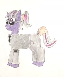 Size: 1337x1596 | Tagged: safe, artist:martialarts2003, imported from derpibooru, starlight glimmer, older, older starlight glimmer, sash, traditional art