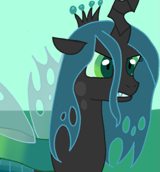 Size: 739x792 | Tagged: safe, artist:cmara, imported from derpibooru, queen chrysalis, changeling, changeling queen, female, solo