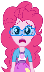Size: 700x1142 | Tagged: safe, artist:facussparkle2002, imported from derpibooru, pinkie pie, human, equestria girls, female, glasses, simple background, solo, transparent background