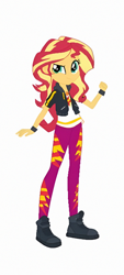 Size: 924x2048 | Tagged: source needed, safe, imported from derpibooru, sunset shimmer, human, equestria girls, alternate design, alternate universe, solo