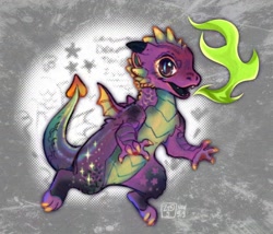 Size: 1568x1342 | Tagged: safe, artist:nevgig, imported from derpibooru, spike, dragon, breath, male, open mouth, solo