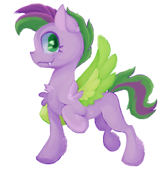 Size: 1219x1241 | Tagged: safe, artist:teochronico, imported from derpibooru, spike, pegasus, pony, ponified, ponified spike, simple background, solo, species swap, transparent background