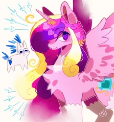 Size: 1236x1328 | Tagged: safe, artist:brookiiegold, imported from derpibooru, princess cadance, shining armor, alicorn, pony, unicorn, chest fluff, clothes, duo, duo male and female, eye clipping through hair, eyebrows, eyebrows visible through hair, female, heart, heart eyes, horn, husband and wife, male, mare, meme, shiningcadance, shipping, simple background, socks, spread wings, stockings, straight, the bride and the ugly ass groom, thigh highs, white background, wingding eyes, wings