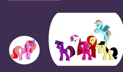 Size: 1024x604 | Tagged: safe, imported from derpibooru, applejack, fluttershy, pinkie pie, rainbow dash, rarity, twilight sparkle, oc, alicorn, earth pony, pegasus, pony, unicorn, elements of insanity, applepills, brutalight sparcake, fluttershout, horn, mane six, pinkis cupcake, pinterest, rainbine, rarifruit