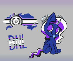 Size: 3748x3116 | Tagged: safe, artist:northglow, imported from derpibooru, oc, oc only, alicorn, pony, gradient background, looking up, monarch, nation ponies, ponified, sitting, smiling, tongue out