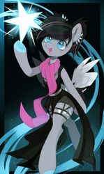 Size: 2026x3405 | Tagged: safe, artist:astralblues, imported from derpibooru, oc, oc only, pegasus, semi-anthro, pegasus oc, solo, wings