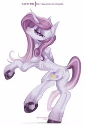 Size: 2761x4096 | Tagged: safe, artist:rottengotika, imported from derpibooru, fleur-de-lis, pony, unicorn, horn, solo