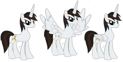 Size: 4080x2080 | Tagged: safe, artist:matthewoc, derpibooru exclusive, imported from derpibooru, oc, oc:alicorn matthew, alicorn, pony, autism, autistic, base used, brown eyes, brown mane, brown tail, concave belly, concept, frown, male, original character do not steal, reference, slender, solo, solo male, stallion, standing, tail, thin
