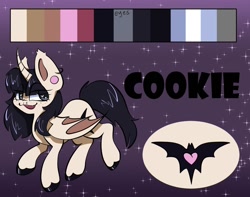 Size: 1396x1098 | Tagged: safe, artist:xxgirlscoutcookiexx, imported from ponybooru, oc, oc only, oc:cookie, pony, female, mare, reference sheet