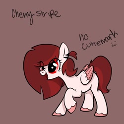 Size: 1000x1000 | Tagged: safe, artist:xxgirlscoutcookiexx, imported from ponybooru, oc, oc only, oc:cherry stripe, pony, female, mare, reference sheet