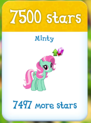 Size: 508x689 | Tagged: safe, imported from derpibooru, minty, earth pony, pony, cute, g3, g3 to g4, gameloft, generation leap, mintabetes, minty (g4), official, solo