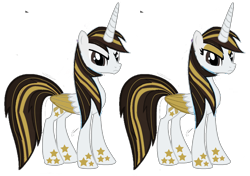 Size: 2242x1577 | Tagged: safe, artist:matthewoc, derpibooru exclusive, edit, imported from derpibooru, oc, oc only, oc:alicorn madison, oc:alicorn matthew, alicorn, autism, autistic, base used, frown, original character do not steal, rainbow power, rainbow power-ified, siblings, simple background, standing, transparent background, twins