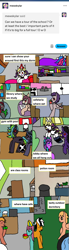 Size: 942x3418 | Tagged: safe, artist:ask-luciavampire, imported from derpibooru, oc, earth pony, pegasus, pony, undead, unicorn, vampire, vampony, academy, ask, horn, school, tumblr