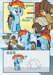 Size: 1920x2715 | Tagged: safe, artist:alexdti, imported from derpibooru, dumbbell, hoops, rainbow dash, pony, comic:how we met, female, filly, filly rainbow dash, younger