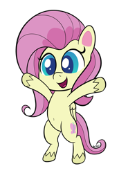 Size: 1873x2718 | Tagged: safe, artist:wapamario63, imported from ponybooru, fluttershy, pegasus, pony, my little pony: pony life, belly button, bipedal, crotchboobs, cute, female, mare, nudity, open mouth, simple background, solo, spread legs, spreading, transparent background