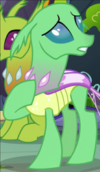 Size: 495x850 | Tagged: safe, imported from derpibooru, screencap, lokiax, changedling, changeling, to change a changeling, frenulum (g4), patagium