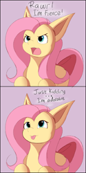 Size: 1000x2000 | Tagged: safe, artist:nari_artsz, imported from derpibooru, fluttershy, comic, cute, female, shyabetes, solo, solo female, tongue out
