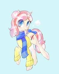 Size: 1476x1868 | Tagged: safe, artist:eclipsaaa, imported from derpibooru, oc, oc only, pony, unicorn, clothes, horn, no pupils, simple background, winter, winter outfit