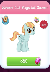 Size: 493x699 | Tagged: safe, imported from derpibooru, screencap, breezy serenade, pegasus, pony, female, gameloft, mare, solo