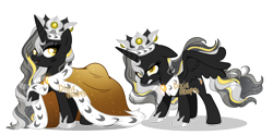 Size: 3536x1753 | Tagged: safe, artist:dixieadopts, imported from derpibooru, oc, oc:sol, alicorn, pony, crown, female, jewelry, mare, regalia, simple background, solo, transparent background