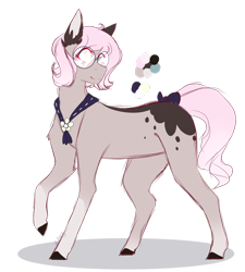 Size: 2323x2581 | Tagged: safe, artist:pixelberrry, imported from derpibooru, oc, earth pony, pony, female, glasses, mare, simple background, solo, transparent background