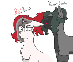 Size: 620x529 | Tagged: safe, artist:thomas.senko, imported from derpibooru, oc, oc:red rocket, oc:thomas senko, unicorn, horn