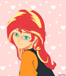 Size: 1788x2048 | Tagged: safe, artist:film77asq, imported from derpibooru, sunset shimmer, equestria girls, female, smiling, solo