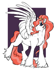 Size: 1620x2160 | Tagged: safe, artist:cactiflowers, imported from derpibooru, oc, oc only, pegasus, pony, pegasus oc, solo, unshorn fetlocks, wings