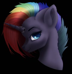 Size: 1018x1056 | Tagged: safe, artist:sheru, imported from derpibooru, oc, unicorn, horn, solo