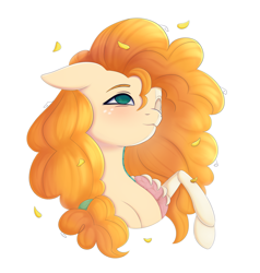 Size: 1806x1896 | Tagged: safe, artist:tanatos, imported from derpibooru, pear butter, earth pony, curly mane, female, freeny's hidden dissectibles, simple background, solo, white background