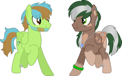 Size: 2065x1292 | Tagged: safe, artist:blues-edits, imported from derpibooru, oc, oc only, oc:harmonic melody, oc:poppa cap, pegasus, base used, beard, bracelet, brown eyes, colored wings, ear piercing, earring, facial hair, gift art, green eyes, jewelry, male, necklace, pegasus oc, piercing, simple background, stallion, stallion oc, tail, transparent background, two toned mane, two toned tail, two toned wings, watermark, wing ring, wings