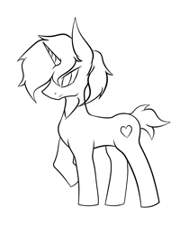 Size: 2953x3508 | Tagged: safe, artist:star flame, imported from derpibooru, oc, oc only, oc:star flame, pony, unicorn, black and white, grayscale, horn, lineart, male, monochrome, simple background, solo, white background