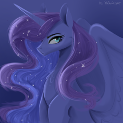 Size: 1590x1590 | Tagged: safe, artist:ie nebulizer, imported from derpibooru, princess luna, alicorn, pony, lineless