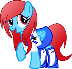 Size: 590x563 | Tagged: safe, artist:thunderboltx33, oc, oc only, pony, clothes, female, mare