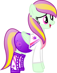 Size: 381x485 | Tagged: safe, artist:thunderboltx33, oc, oc only, pony, clothes, female, mare