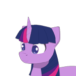 Size: 500x500 | Tagged: safe, artist:appul, twilight sparkle, pony, unicorn, horn, simple background, solo, transparent background, unicorn twilight