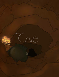 Size: 1024x1331 | Tagged: safe, artist:antelon, imported from derpibooru, comic:the cave, book, candle, cauldron, cavern