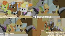 Size: 2000x1125 | Tagged: safe, edit, edited screencap, editor:quoterific, imported from derpibooru, screencap, applejack, aunt orange, mosely orange, uncle orange, the cutie mark chronicles, female, filly, filly applejack, younger