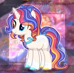 Size: 1280x1269 | Tagged: safe, artist:wainnee, imported from derpibooru, oc, oc only, alicorn, solo