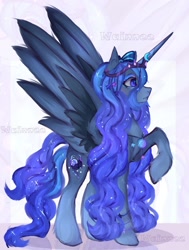 Size: 968x1280 | Tagged: safe, artist:wainnee, imported from derpibooru, oc, unicorn, horn, solo