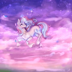 Size: 1280x1280 | Tagged: safe, artist:wainnee, imported from derpibooru, oc, pony, unicorn, concave belly, horn, slender, solo, thin